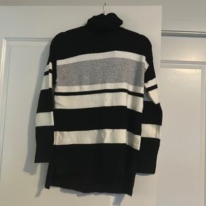 Talbots women’s striped turtleneck sweater. NWT